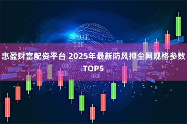惠盈财富配资平台 2025年最新防风抑尘网规格参数TOP5